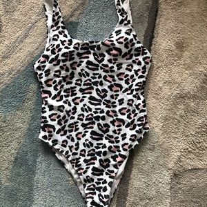Suki Swim leopard one piece swimsuit